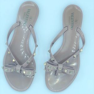 Valentino Rockstud Thong Sandals